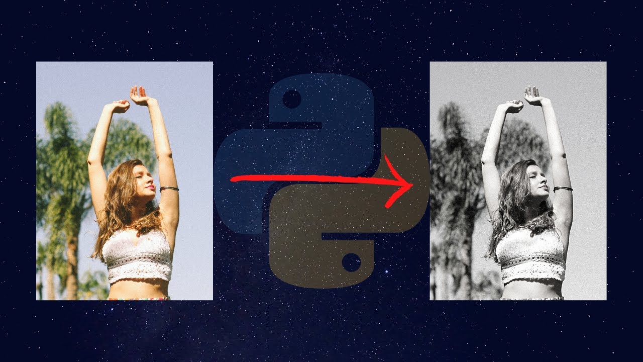 Python Tutorial How to convert a Photo to Black and White With Python