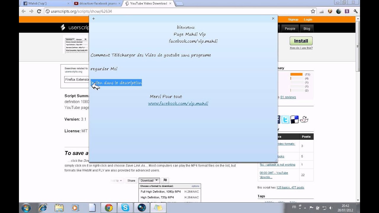 Telecharger Des Video De Youtube Sans Programme