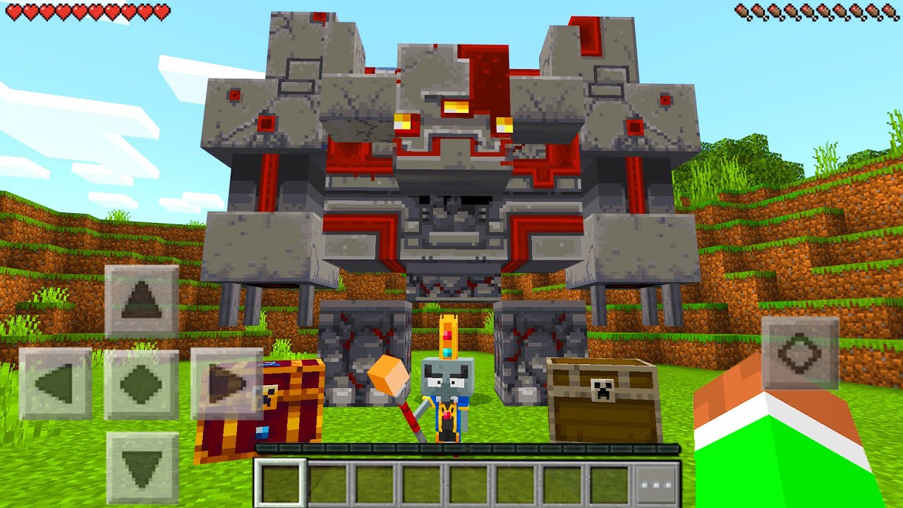 Minecraft Pe Minecraft Dungeons Mod In Minecraft Pocket Edition Youtube