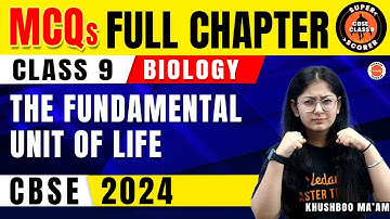 NCERT Class 9 MCQs: The Fundamental Unit of Life | CBSE  2024 9th Science Biology Ch-5 MCQ Questions
