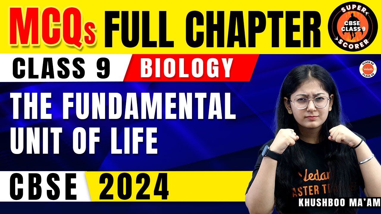 NCERT Class 9 MCQs The Fundamental Unit of Life CBSE 2024 9th