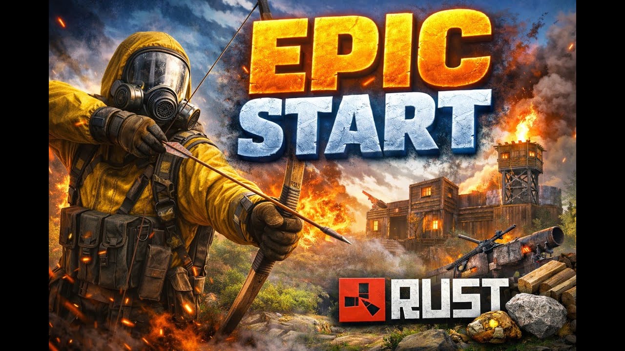EPIC SOLO START RUST FIRST DAY | SOLO CHAOS - YouTube
