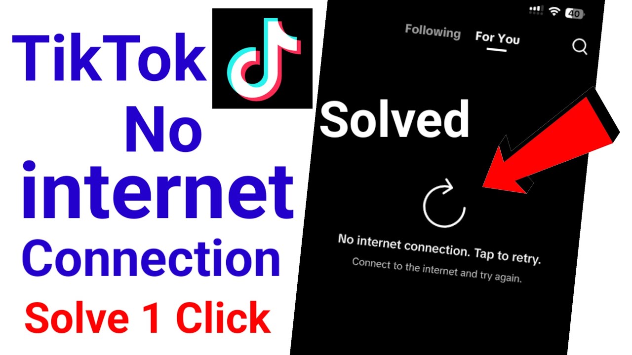 tiktok no internet connection problem | how to fix tiktok no internet ...