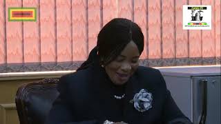 School Principal Prof Marcellina Chijoriga Visit Sg Dr Mpofu Of Zanupf In Harare Zimbabwe