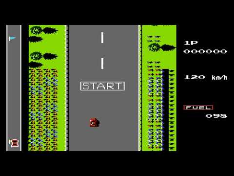 Road Fighter (Nes) Full Gameplay 4K – All Bosses Fights (No Damage) 