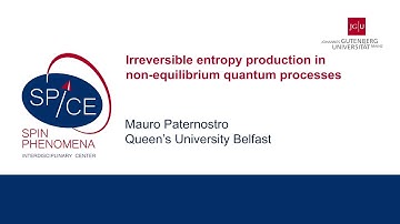 Talks - SPICE Quantum Thermodynamics and Transport - Mauro PATERNOSTRO - Queen