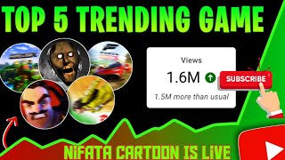 NIFATA CARTOON IS LIVE🔴 | GAMEPLAY | PERFECT SLICES | #live #youtube #viral #fun #GAME screenshot 3