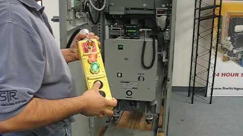 Remote Racking of GE MagneBlast, 5kV, 1200A Circuit Breaker