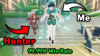 SECRET WAYS TO WIN WINDTRACE 99.9% OF THE TIME (Genshin Impact Windtrace Funny Moments) screenshot 4