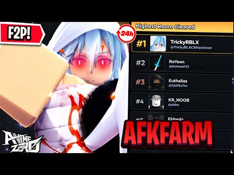 How To Afk Farm Trials In Anime Zero! (Pc & Mobile)