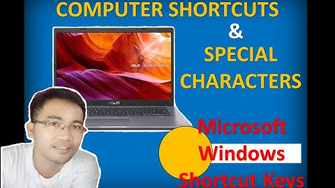 COMPUTER SHORTCUTS - Microsoft Windows Shortcut Keys l Radz Tutorial Vlogs