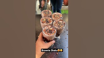 Brownie Shake Making😍😋|| Indian street food