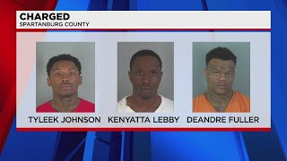 Three suspects arrested out of Spartanburg County in connection to double homicide