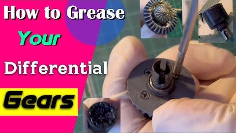 Greasing your differential gears of your RC : #RCgears | Part 1 of 2