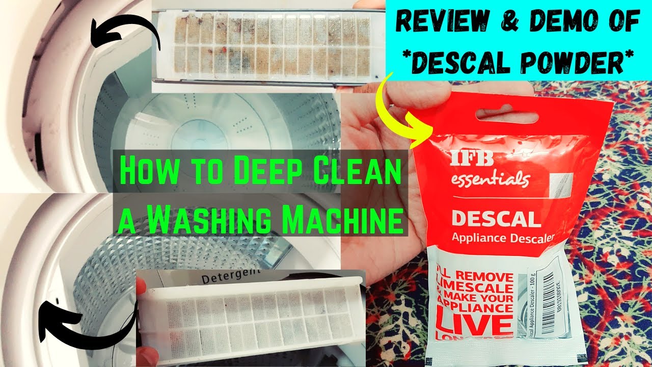 How to Deep Clean 🌀WASHING MACHINE? How to Quickly Descale Appliances? IFB Descale Review
