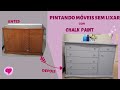 PINTANDO MÓVEIS SEM LIXAR COM CHALK PAINT | Gi Costa Arts