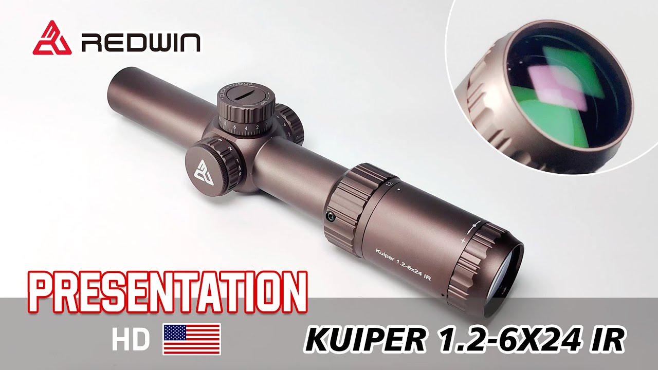PRESENTATION Red Win Kuiper 1.2-6x24 SFP Zero Lock Turret 1/2MOA