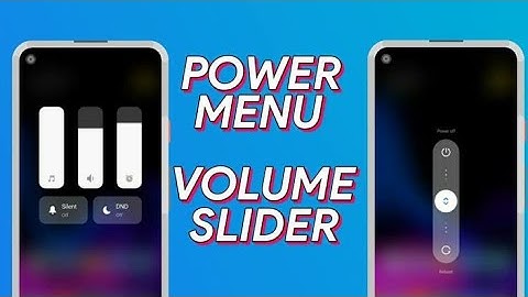 ENABLE MIUI13 Volume slider | Power menu in Any Xiaomi devices | No Root...