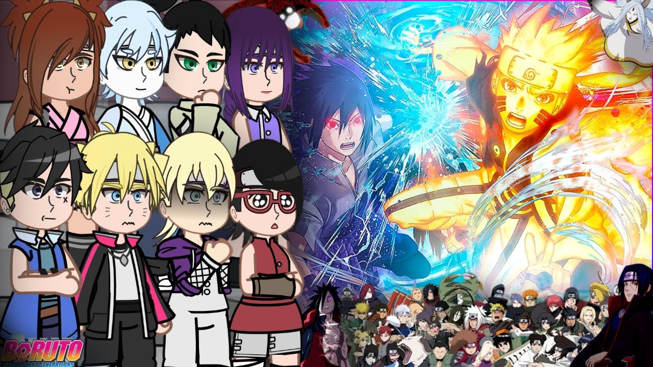 Boruto react to Naruto || Re-upload
