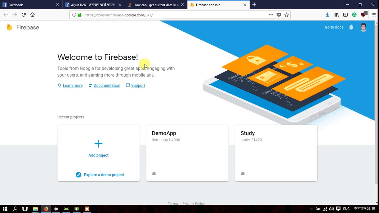 8. Android save data to Firebase database - YouTube