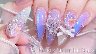 видео: sub) фиолетовые ледяные ногти!🦋💜/🇰🇷Корейский маникюр / Как сделать красивые ледяные ногти / Нейл-арт картинка: sub) фиолетовые ледяные ногти!🦋💜/🇰🇷Корейский маникюр / Как сделать красивые ледяные ногти / Нейл-арт