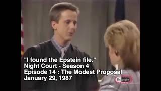  Night Court 1987 - I found the Epstein File