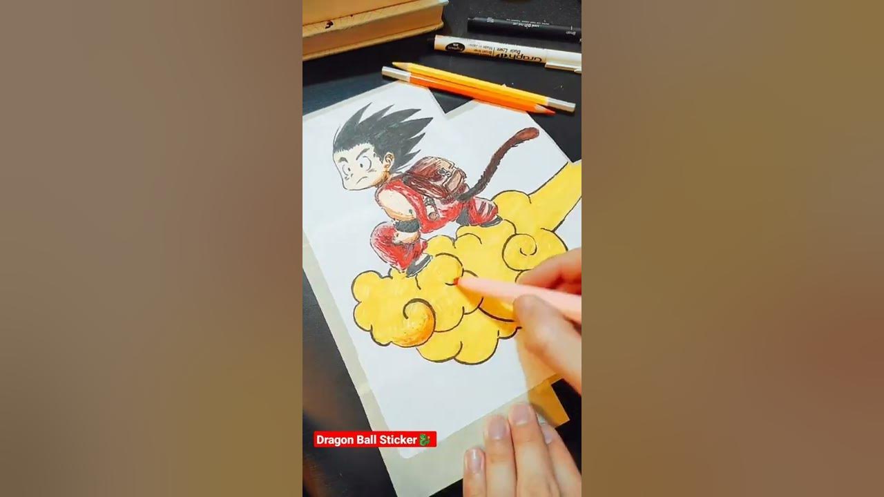 DECORIS | Anime 3d sticker pack of 50 Dragon ball