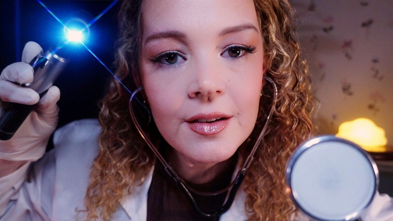 ASMR Doctor Roleplay | Detailed Eye & Ear Tests + Full Body Exam