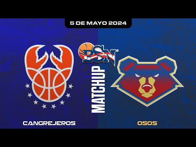 Cangrejeros de Santurce vs. Osos de Manati - BSN2024