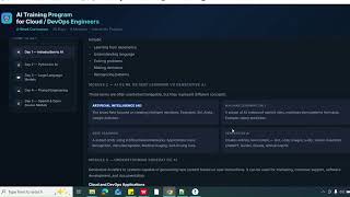 AI Training for Cloud/ DevOps Engineer - Day1 - Introduction to AI