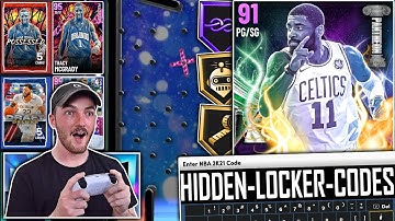 2 *HIDDEN* FREE LOCKER CODES 2K21 + AMETHYST KYRIE IRVING GAMEPLAY! (NBA 2K21 MyTEAM NEXT GEN)