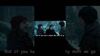 Golden Trio  #harrypotter #hermionegranger #movies #ronweasley #romione #somewhereonlyweknowlyrics