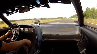 1400PS+ Yalle Supra 320,8km/h FastCarFestival 1/2 mile onboard