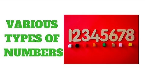 Various types of numbers | tamil explanation | maths