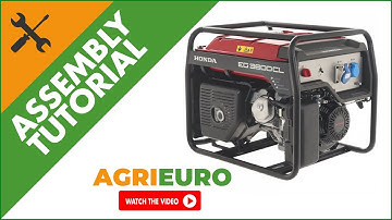 Honda EG 3600 CL Single-Phase 3.2 kW Generator - Digital AVR System - Assembly tutorial