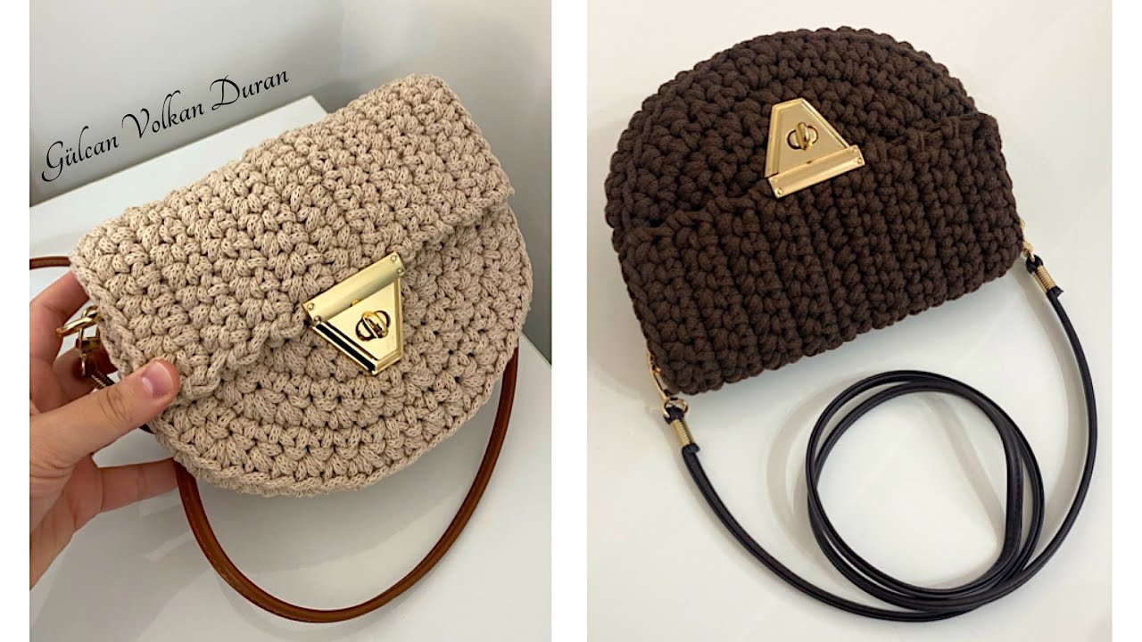 ŞAHANE OLDU 🤩 ÖRGÜ ÇOK KOLAY ÇANTA YAPIMI