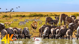 4K 60FPS African Animals: Chobe National Park - Amazing African Wildlife Footage with Real Sounds