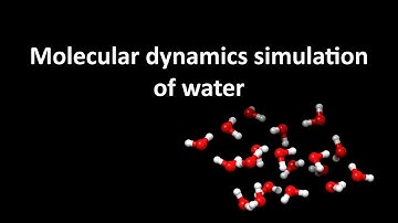 Molecular dynamics simulation of water