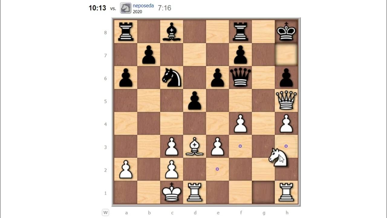 GAMEKNOT LIVE CHESS. Queen Pawn's Opening:Indian Defence, Trompowsky  Attack. PGN in Description 