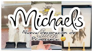 MICHAELS nueva DECORACION de primavera 🌸🌼 vamos de compras 😃 #michaelscraftstore #shopwithme