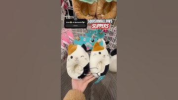 Cam🐱 or Bernardo🌯 Squishmallows❓#shorts #squishy #fyp #toys #squishmallows #plush #cute #slippers