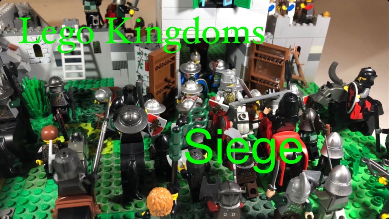 Lego Kingdoms - Knight Siege MOC + quick stop motion test!