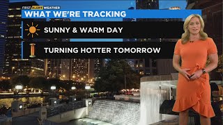 Chicago First Alert Weather: Sunny and Warm Thursday