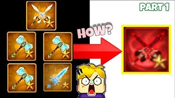 How To Get [Rare] Valkyrie Sword Dual Blade [Skyblock] Blockman Go [ For 3 Hammer To 1 Valkyrie ]