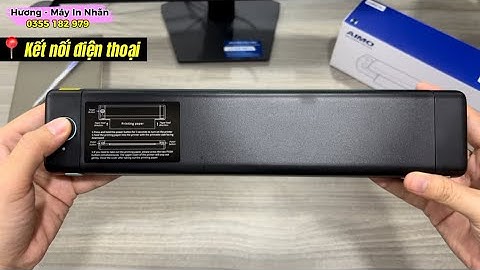 Máy in nhiệt AIMO A4 M08F | Hướng dẫn kết nối điện thoại và máy tính