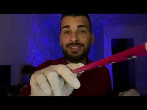 ASMR CRANIAL NERVE EXAM (but the language change every minute) 🏴󠁧󠁢󠁥󠁮󠁧󠁿🇫🇷