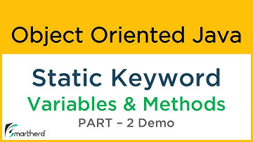 Java STATIC Variable and Methods example Part-2. Object Oriented Java Tutorial #13.2