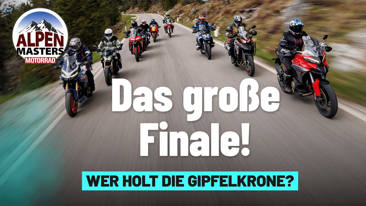 Der größte Motorradtest der Welt: Das Alpenmasters 2025 Finale!