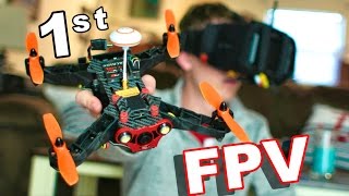 First FPV Flight Using FPV Goggles and the Eachine 250 Race Drone - TheRcSaylors