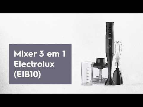 Mixer 3 em 1 Electrolux Preto 400W com Tecnologia TruFlow (EIB10)